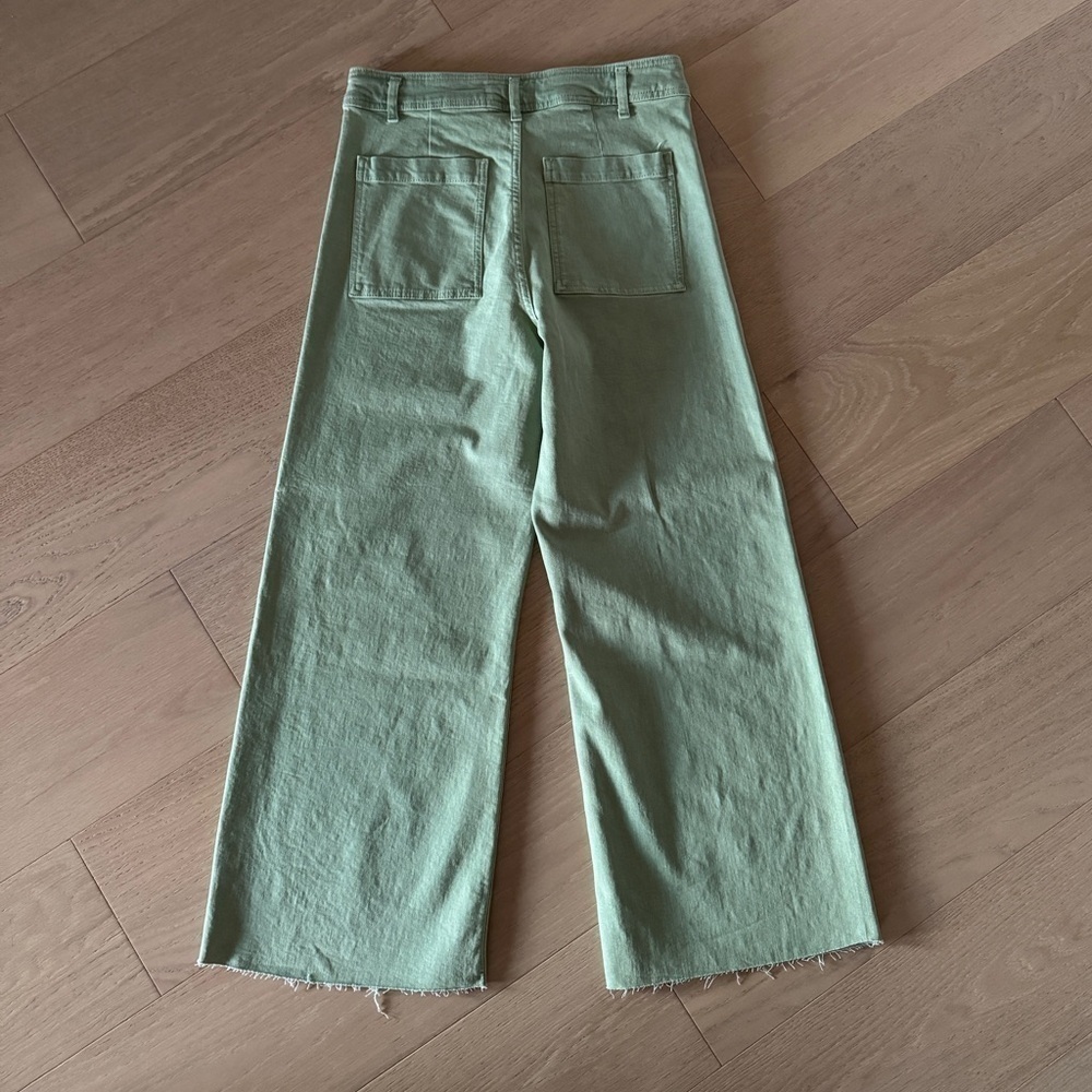 Zara Marine High Waisted Straight Jeans View 2